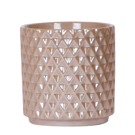 Kolibri Home | Diamond pearl sierpot - Sand - Ø9cm