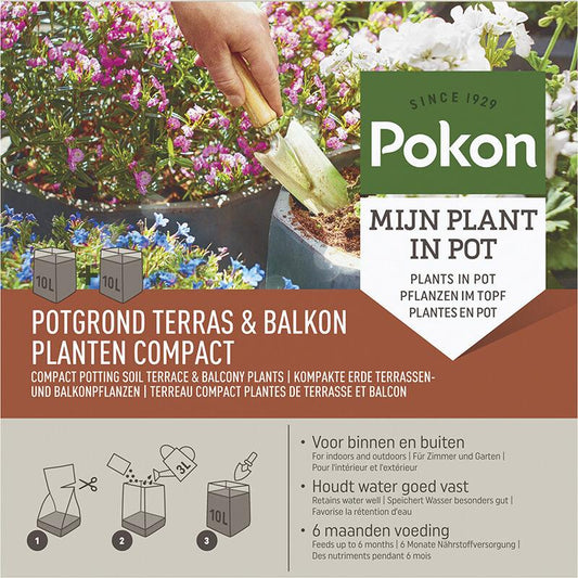 Kokos Potgrond Terras&Balkon Compact - 20L